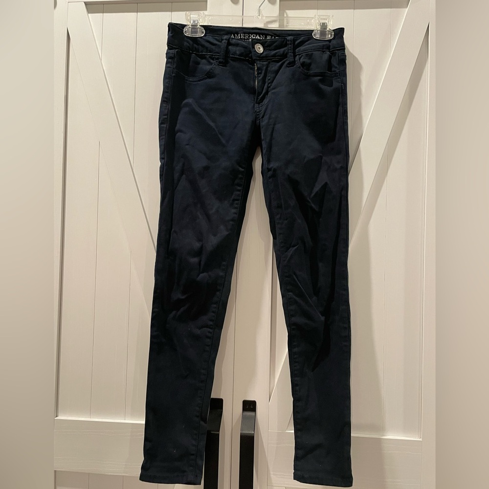 American Eagle - Super Stretch Jegging - Navy - 0 Short